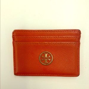 Tory Burch Coral Card Holder 👏🏻🔥💕